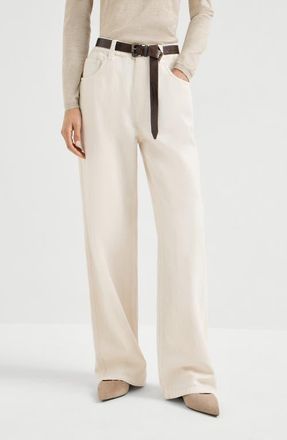 Brunello Cucinelli Contemporary trousers in Panama at Nordstrom, Size 50 It