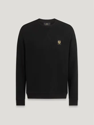 Belstaff Belstaff Sweatshirt Mens Cotton Fleece Black Size 2XL