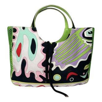Emilio Pucci Pre-owned Canvas Tote Bag - Dames - Vintage Shopper - Veelkleurig - ONE Size - Vintage