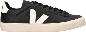 Veja Campo Leather Sneaker - Heren - Sneakers - Zwart - 36 EU - Katoen - Schoenen