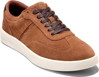 Cole Haan Grand Crosscourt Hingham Sneaker in Britsh Tan Suede/Ivory at Nordstrom Rack, Size 11.5