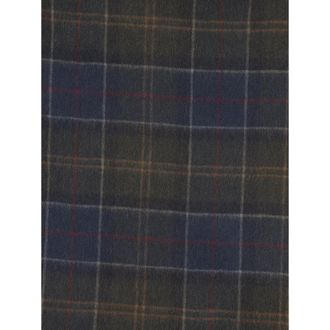 Barbour Mens Scarf Tartan Green-Blue Lambswool Green/blue Scarfs