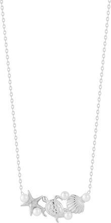 Glaze Jewelry Silver 3Mm Pearl Necklace