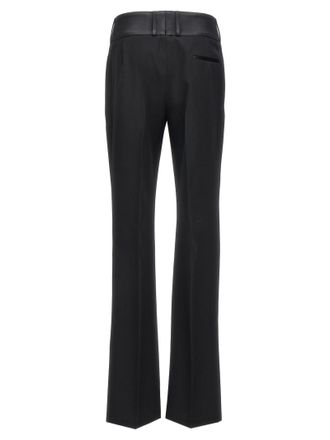 Ferragamo Womens Black Virgin Wool Tuxedo Clothing