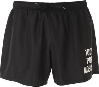 Moschino Stijlvolle zwemkleding Boxer Mare collectie - Heren - Strandmode - Zwart - 2XL - Badmode