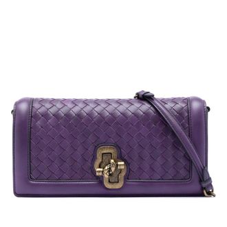 Bottega Veneta Pre-owned Bottega Veneta Nappa Intrecciato Olimpia Knot Crossbody Ladies 3W59Q6YDXYU4N1LY