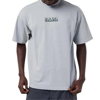 Napapijri Katoenen heren-T-shirt (Ultiem grijs)