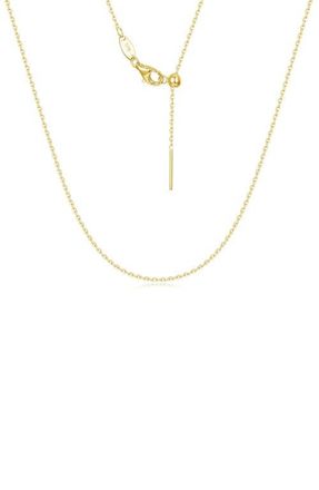 Lafonn Bolo Chain Necklace in Gold at Nordstrom, Size 20