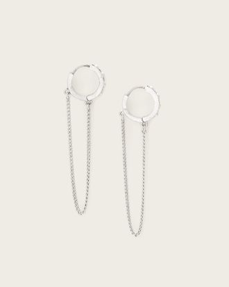 AllSaints Nellie Chain Huggie Earrings