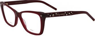 Carolina Herrera Womens 53 mm Burgundy Eyeglasses