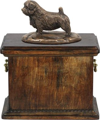 OEM Norfolk Terrier - Urna Para Cenizas De Perro, Urna Con Estatuilla, Urna Elegante De Estilo Cl&aacute;sico De Art-dog