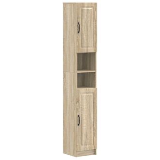 vidaXL Armario De Ba&ntilde;o Con Estante Abierto Utrecht Roble Sonoma Vidaxl