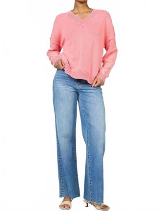 Dear John Denim Vienna Long Sleeve Sweater In Grenadine