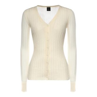 Pinko Cardigans, female, Beige, Size: XS Cardigans