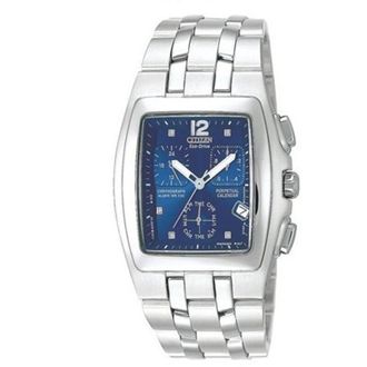 Citizen orologio acciaio cronio ecodrive