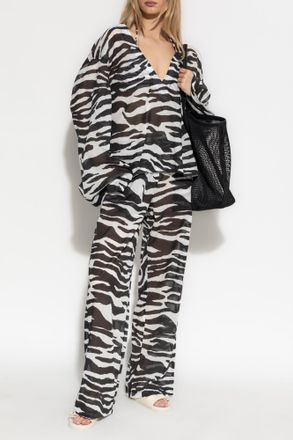 The Attico Trousers Collection Estate Meravigliosa, Womens, Black