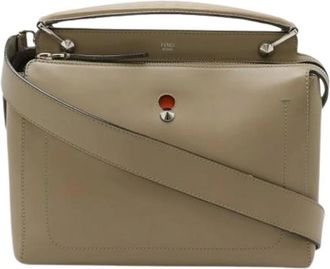 Fendi Pre-owned Handbags, female, Gray, Size: ONE SIZE Pre-owned Vintage Shoulder Bag