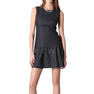 Theory scoop-neck wool dress Size S