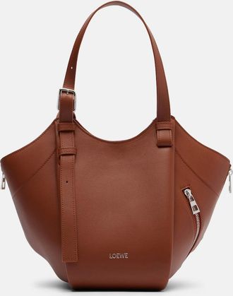 Loewe Hammock Flip leather tote bag