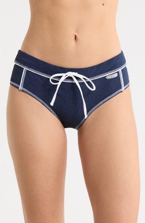 Rip Curl Surf Tide Boy Short Bikini Bottoms in Dark Navy at Nordstrom, Size Xx-Large