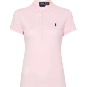 Ralph Lauren Polo Shirts, female, Pink, L, Julie Slim Polo