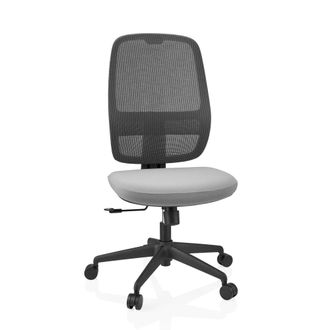 hjh OFFICE Silla de oficina profesional tela / tejido de malla gris