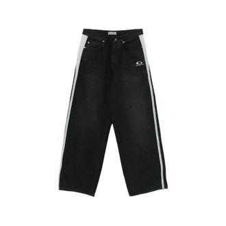 Balenciaga Logo Side-stripe Jeans