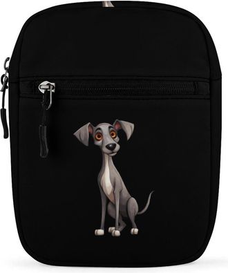 Generic Italian Greyhound Crossbody Bag Adjustable Satchel Cute Shoulder Bag Lightweight Sling Bags