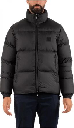 Emporio Armani Stijlvolle Blouson Jas - Heren - Winterjassen - Zwart - XL - Jassen
