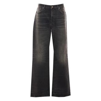 Haikure Korea Jeans - Dames - Loose Fit Jeans - Zwart - W27 - Katoen - Jeans