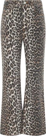 Ganni Cropped Trousers, female, Multicolor, Size: W26 Betzy Denim Jeans