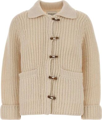Isabel Marant Truien & Vesten, Dames, Beige, S, Wol, Delinda Cardigan