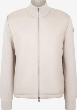 Moncler Woll- und Kaschmircardigan mit Daunenteilen