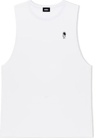 Dalix Astronaut Lightweight Jersey Tank in White at Nordstrom, Size Xx-Large