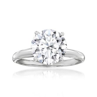 Ross-Simons Lab-Grown Diamond Solitaire Ring in 14kt White Gold