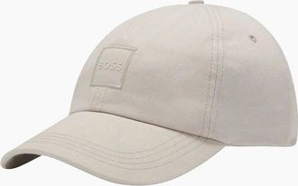 HUGO BOSS Mens Boss Orange DERREL CAP LIGHT GREY - Size: 1 size