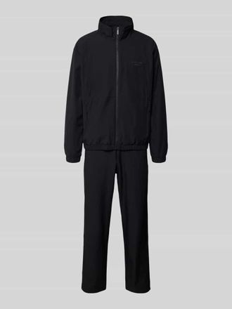 HUGO BOSS Regular Fit Trainingsanzug mit Label-Detail Modell LW_PS Spirit70 TT - PORSCHE X BOSS in Black, Gr&ouml;&szlig;e XXXL