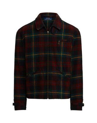 Ralph Lauren Plaid Tweed Newsboy Jacket