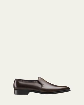John Lobb Mens Edward Leather Loafers