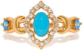 Girls Crew Disney Princess Jasmine Ring in Gold/blue at Nordstrom, Size 6