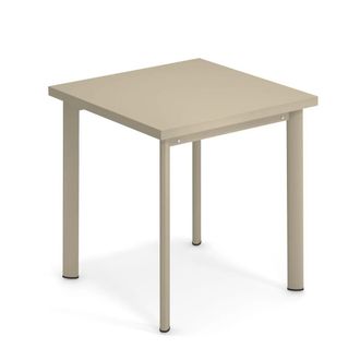 Emu Star Tisch H 75 cm, 70 x 70 cm, taupe