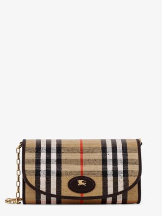Burberry Borsa a tracolla in tela spalmata con motivo Check - BURBERRY - gender_Woman