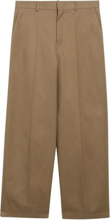 Balenciaga Large Chino Trousers - male - Balenciaga - Wide Trousers - Brown - XL - Trousers