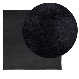 Berkfield Home Rug OVIEDO Short Pile Black 200x200 cm | Size: Medium