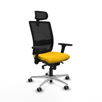 Piqueras y Crespo Silla De Oficina Piqueras Y Crespo Haches Negro Espuma Inyectada