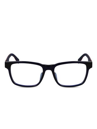 Lacoste rectangle-frame glasses - Blue