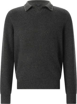 Vince Cashmere Casual V-Neck Sweater - Heren - Cashmere truien - Groen - L - Kasjmier - Truien & Vesten