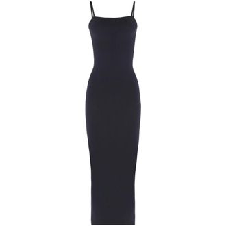 Wolford Midi Dresses, female, Black, Size: S Strap Fatal Dress