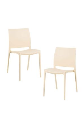 Regalos Miguel Packs Sillas Jard&iacute;n - Pack 2 Sillas Dalen - Beige