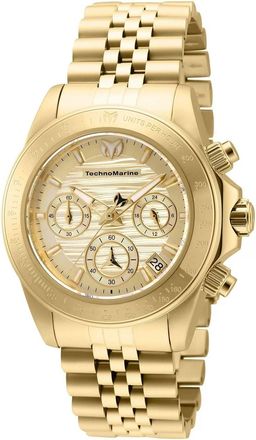 Technomarine Womens Manta Gold Dial Watch